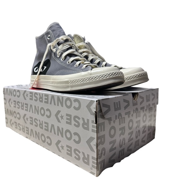CONVERSE X COMME DES GARÇONS GRAY CHUCKS - Picture 1 of 5